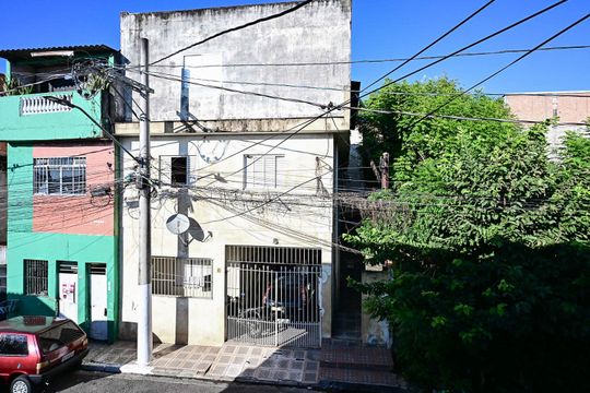 Vista do Quarto 2 de casa para alugar com 2 quartos, 54m² em Parque Sonia, São Paulo