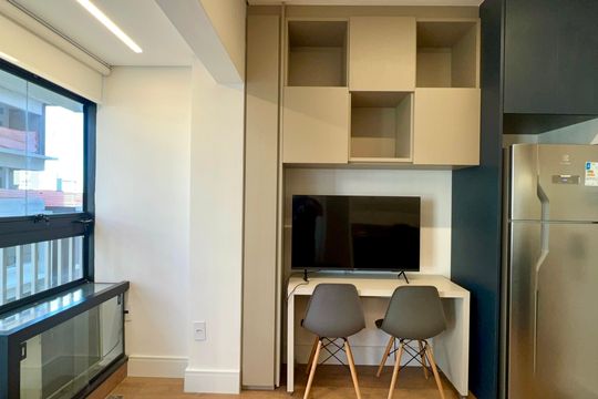 Studio de kitnet/studio para alugar com 1 quarto, 23m² em Pinheiros, São Paulo