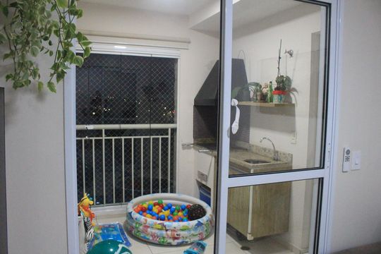 Varanda de apartamento à venda com 2 quartos, 67m² em Fundação, São Caetano do Sul