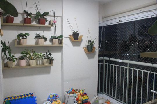 Varanda de apartamento à venda com 2 quartos, 67m² em Fundação, São Caetano do Sul