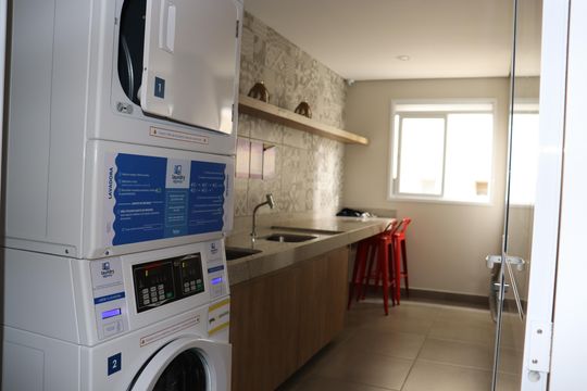 Lavanderia de kitnet/studio para alugar com 1 quarto, 20m² em Bela Vista, São Paulo