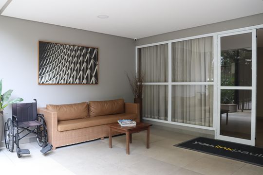 Área comum de kitnet/studio para alugar com 1 quarto, 20m² em Bela Vista, São Paulo