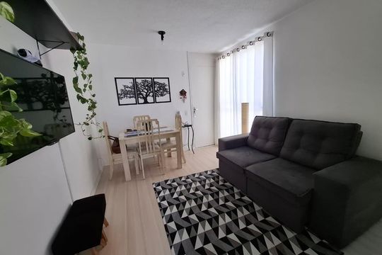 Sala de apartamento à venda com 2 quartos, 44m² em Parque Ipe, São Paulo