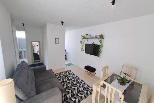 Sala de apartamento à venda com 2 quartos, 44m² em Parque Ipe, São Paulo