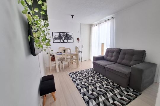 Sala de apartamento à venda com 2 quartos, 44m² em Parque Ipe, São Paulo