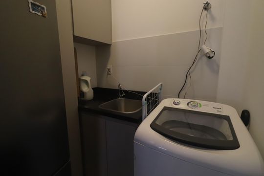 Lavanderia de casa de condomínio à venda com 2 quartos, 60m² em Santo Afonso, Novo Hamburgo