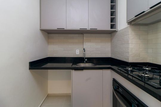 Área de Serviço de apartamento para alugar com 2 quartos, 34m² em Santo Amaro, São Paulo