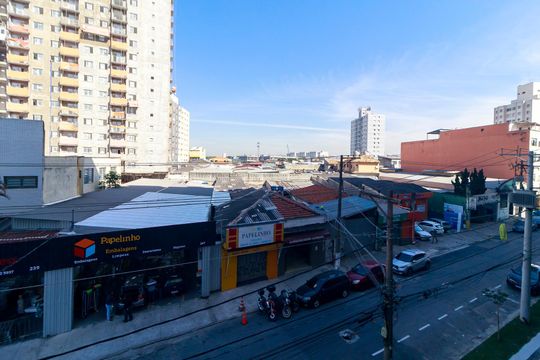 Quarto 1 - Vista de apartamento para alugar com 2 quartos, 34m² em Santo Amaro, São Paulo