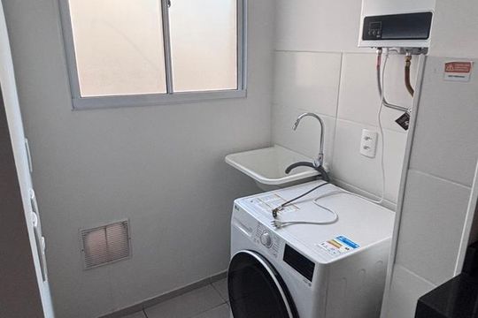 Área de serviço de apartamento à venda com 2 quartos, 38m² em Lapa, São Paulo