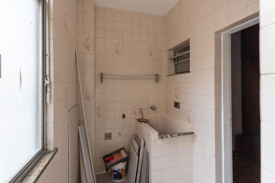 Área de Serviço de apartamento à venda com 3 quartos, 95m² em Rio Comprido, Rio de Janeiro