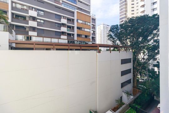 Sala - Varanda de apartamento à venda com 1 quarto, 45m² em Campo Belo, São Paulo