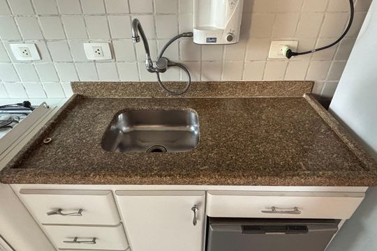 Cozinha de apartamento à venda com 1 quarto, 41m² em Vila da Saúde, São Paulo