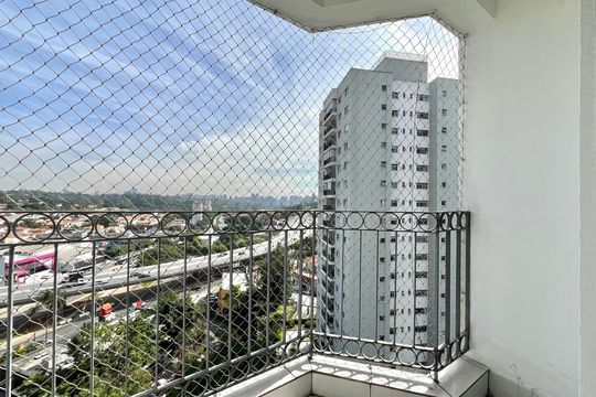 Varanda da Sala de apartamento à venda com 2 quartos, 61m² em Vila Mascote, São Paulo