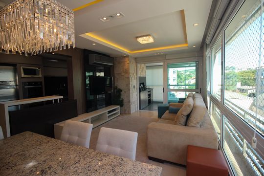 Sala de apartamento à venda com 2 quartos, 89m² em Tristeza, Porto Alegre