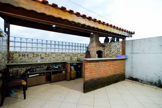 Área gourmet de casa à venda com 3 quartos, 250m² em Vila das Palmeiras, Guarulhos