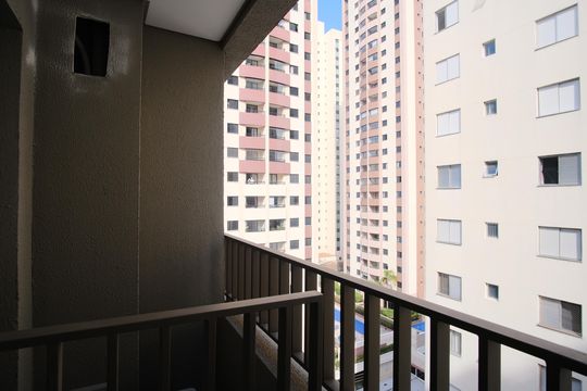 Varanda de kitnet/studio à venda com 1 quarto, 23m² em Tatuapé, São Paulo