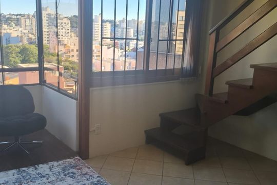Sala de apartamento à venda com 1 quarto, 40m² em Jardim Botânico, Porto Alegre