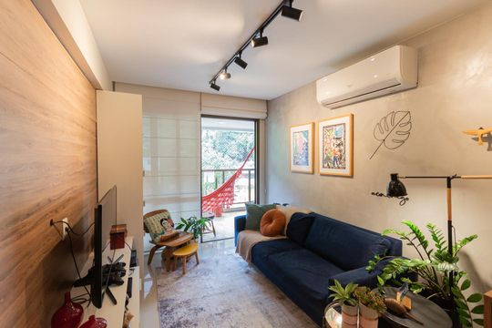 Sala de apartamento à venda com 3 quartos, 85m² em Tijuca, Rio de Janeiro