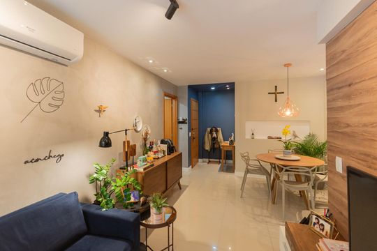 Sala de apartamento à venda com 3 quartos, 85m² em Tijuca, Rio de Janeiro