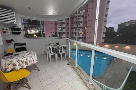 Varanda de apartamento à venda com 3 quartos, 93m² em Recreio dos Bandeirantes, Rio de Janeiro