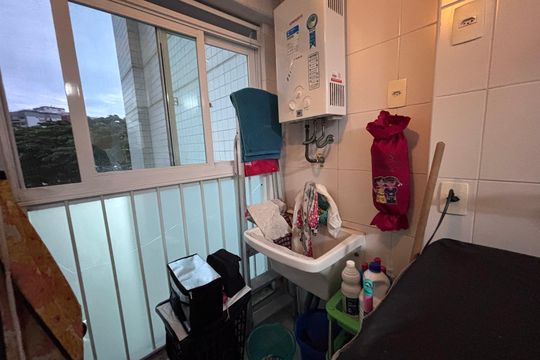 Área de Serviço de apartamento à venda com 3 quartos, 93m² em Recreio dos Bandeirantes, Rio de Janeiro