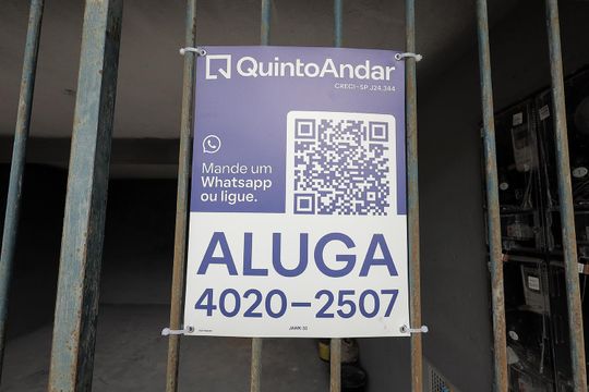Placa Instalada - 14/07/2026 - JAWK-33 de casa para alugar com 1 quarto, 70m² em Jardim do Estádio, Santo André