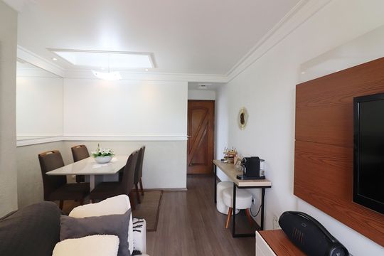 Sala  de apartamento à venda com 3 quartos, 62m² em Vila Santa Cassia, São Bernardo do Campo