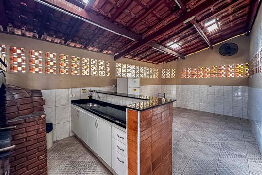 Área comum - Churrasqueira de apartamento à venda com 3 quartos, 55m² em Vila Palmares, Santo André