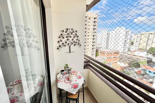 Varanda da Sala de apartamento à venda com 3 quartos, 74m² em Casa Verde, São Paulo
