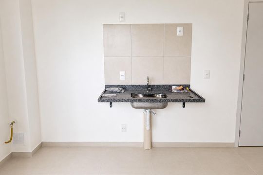 Cozinha de apartamento à venda com 2 quartos, 37m² em Limão, São Paulo