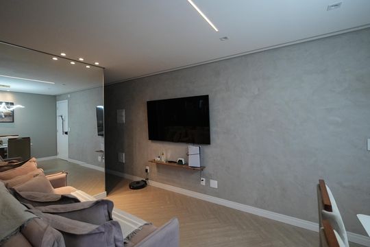 Sala de apartamento à venda com 2 quartos, 55m² em Casa Branca, Santo André