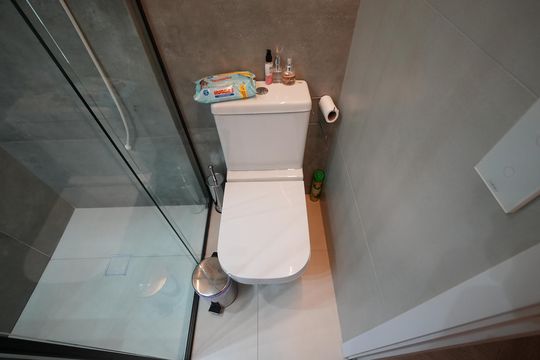 Banheiro Social de apartamento à venda com 2 quartos, 55m² em Casa Branca, Santo André