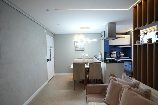Sala de apartamento à venda com 2 quartos, 55m² em Casa Branca, Santo André
