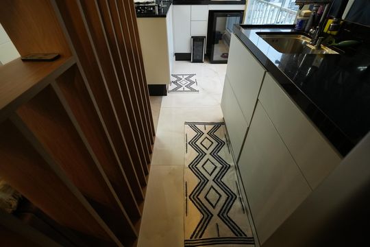 Cozinha de apartamento à venda com 2 quartos, 55m² em Casa Branca, Santo André