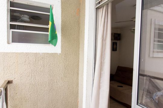 Varanda da Sala de apartamento à venda com 3 quartos, 100m² em Cabral, Contagem