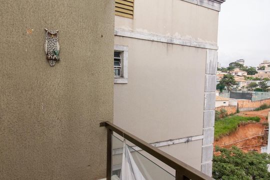 Varanda da Sala de apartamento à venda com 3 quartos, 100m² em Cabral, Contagem