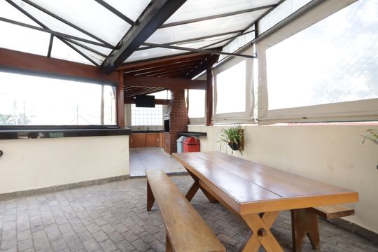 Área comum - Churrasqueira de apartamento à venda com 3 quartos, 80m² em Jardim Monte Kemel, São Paulo