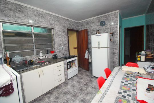 Cozinha de casa à venda com 2 quartos, 125m² em Parque Marajoara, Santo André