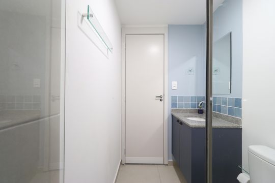 Banheiro de apartamento para alugar com 1 quarto, 40m² em Perdizes, São Paulo
