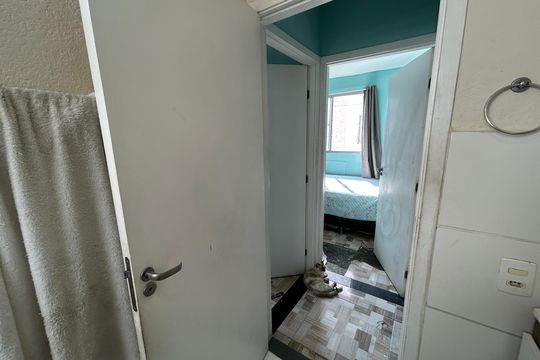 Banheiro de apartamento à venda com 2 quartos, 43m² em Bonsucesso, Rio de Janeiro