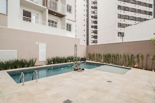 Área comum - Piscina de apartamento à venda com 1 quarto, 27m² em Planalto Paulista, São Paulo