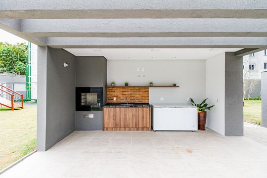 Churrasqueira 1 de apartamento à venda com 2 quartos, 34m² em Santo Amaro, São Paulo