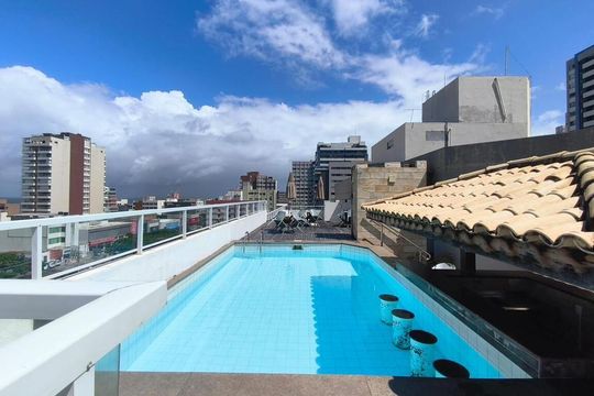 Piscina de apartamento para alugar com 1 quarto, 40m² em Pituba, Salvador
