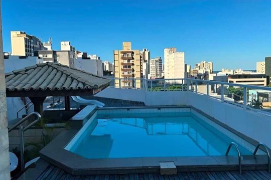 Piscina de apartamento para alugar com 1 quarto, 40m² em Pituba, Salvador