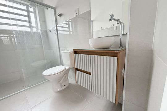Banheiro de apartamento à venda com 2 quartos, 78m² em Belenzinho, São Paulo