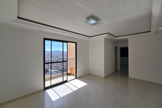 Sala  de apartamento à venda com 2 quartos, 64m² em Vila Rosalia, Guarulhos