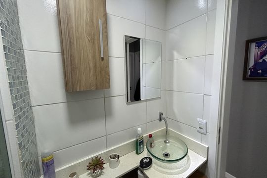 Banheiro de apartamento à venda com 3 quartos, 78m² em Engenho da Rainha, Rio de Janeiro