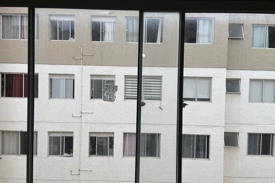 Sala - Vista de apartamento à venda com 2 quartos, 42m² em Jardim Boa Vista (zona Oeste), Osasco