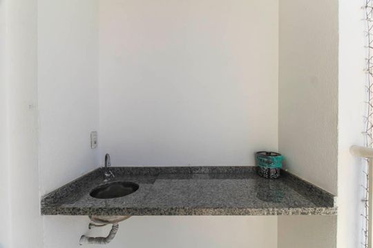 Varanda da Sala de apartamento à venda com 2 quartos, 53m² em Vila Ema, São Paulo