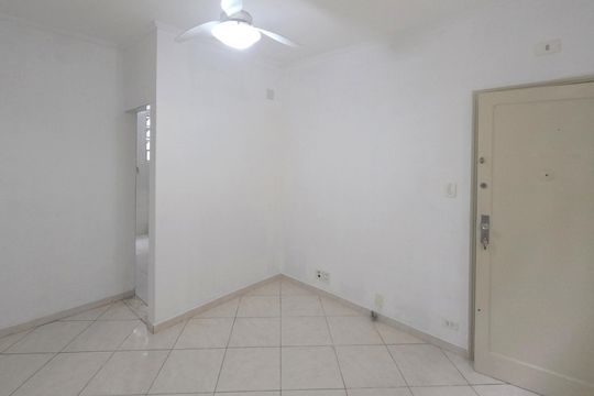 Sala de apartamento para alugar com 2 quartos, 62m² em Aparecida, Santos